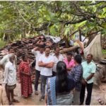 ಜೇನಿ ಗ್ರಾಪಂ ವ್ಯಾಪ್ತಿಯಲ್ಲಿ ಮಳೆಗೆ ಮನೆ ಕುಸಿತ – ಸ್ಥಳಕ್ಕೆ ತಹಶೀಲ್ದಾರ್ , ಶಾಸಕರ ಆಪ್ತ ಕಾರ್ಯದರ್ಶಿ ಭೇಟಿ – ಆರ್ಥಿಕ ನೆರವು