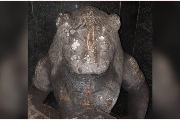 ಪ್ರಾಚೀನ ನರಸಿಂಹ ದೇವರ ವಿಗ್ರಹ ಕಿಡಿಗೇಡಿಗಳಿಂದ ಭಗ್ನ – ಭಕ್ತರ ಆಕ್ರೋಶ