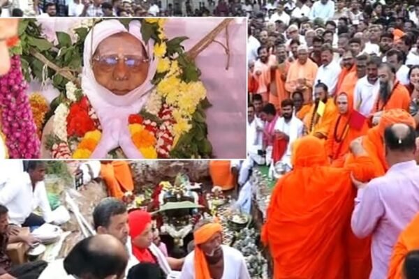 ಪತ್ನಿ ಪಾರ್ವತಮ್ಮ ಸಮಾಧಿ ಪಕ್ಕದಲ್ಲೇ ಶಾಮನೂರು ಶಿವಶಂಕರಪ್ಪ ಕ್ರಿಯಾಸಮಾಧಿ | ಸಕಲ ಸರ್ಕಾರಿ ಗೌರವಗಳೊಂದಿಗೆ ಅಂತ್ಯಕ್ರಿಯೆ