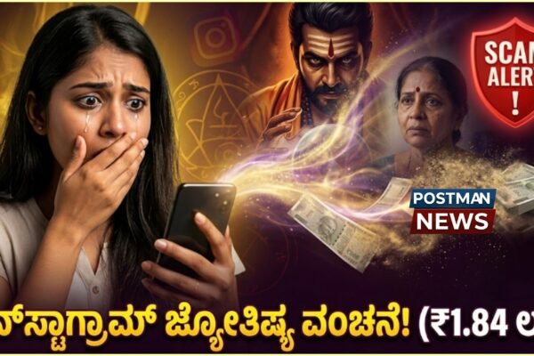 ಇನ್ಸ್ಟಾಗ್ರಾಮ್ ‘ಜ್ಯೋತಿಷ್ಯ’ಕ್ಕೆ ಮರುಳಾದ ಯುವತಿ: ತಾಯಿಗೆ ಮಾಟ-ಮಂತ್ರದ ಭೀತಿ ಹುಟ್ಟಿಸಿ 1.84 ಲಕ್ಷ ರೂ. ಪೀಕಿದ ಖದೀಮರು!